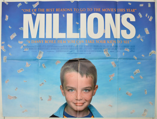 Millions   Original Quad Poster - Film Poster - Movie Poster 