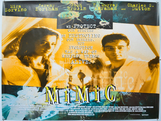 Mimic - Original Quad Poster - Film Poster - Movie Poster