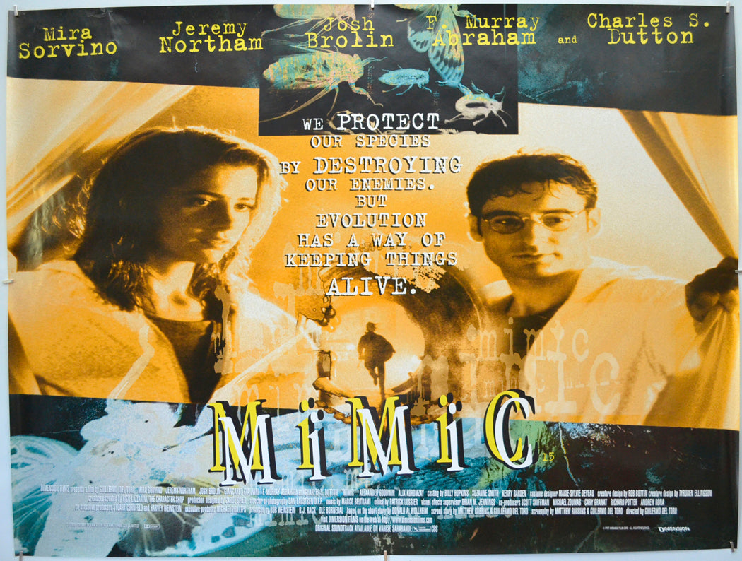 Mimic - Original Quad Poster - Film Poster - Movie Poster