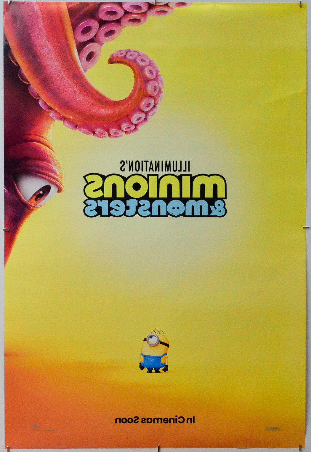 Minions & Monsters (Back) Cinema One Sheet Movie Poster 