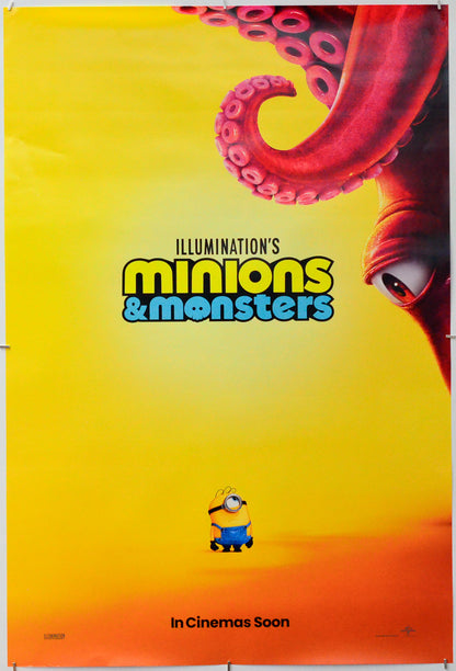 Minions & Monsters - Original One Sheet Poster - Film Poster - Movie Poster 