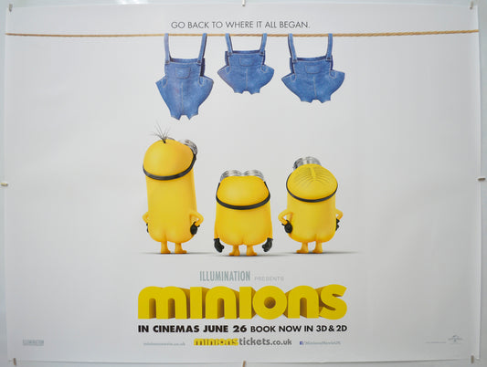 Minions  (Teaser / Advance Version)   Original Quad Poster - Film Poster - Movie Poster