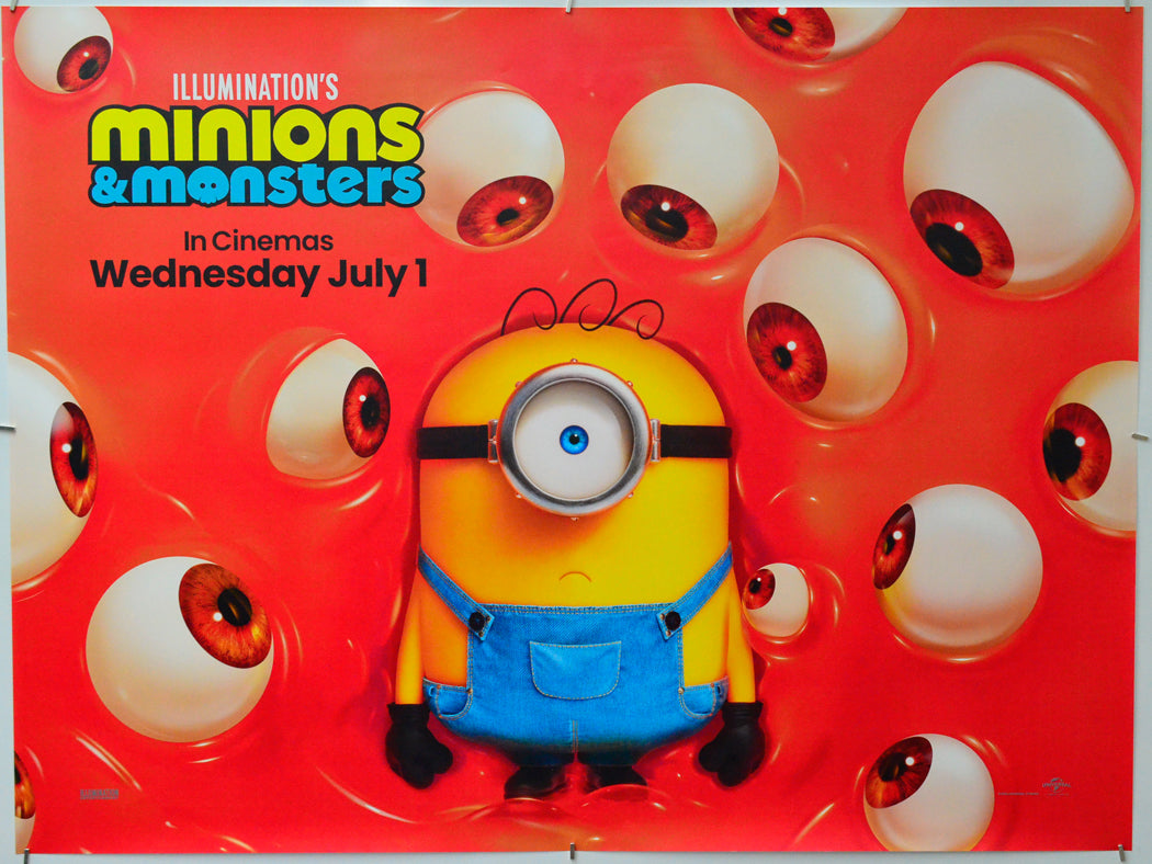 Minions & Monsters - Original Quad Poster - Film Poster - Movie Poster
