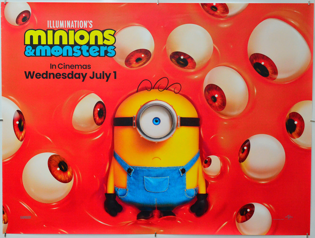 Minions & Monsters - Original Quad Poster - Film Poster - Movie Poster