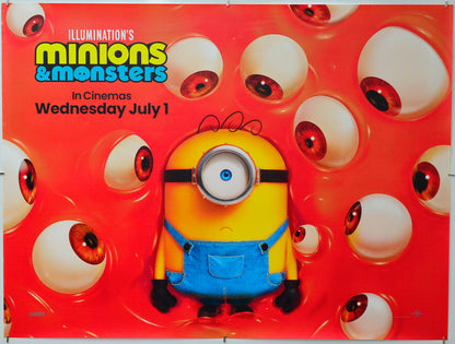 Minions & Monsters - Original Quad Poster - Film Poster - Movie Poster