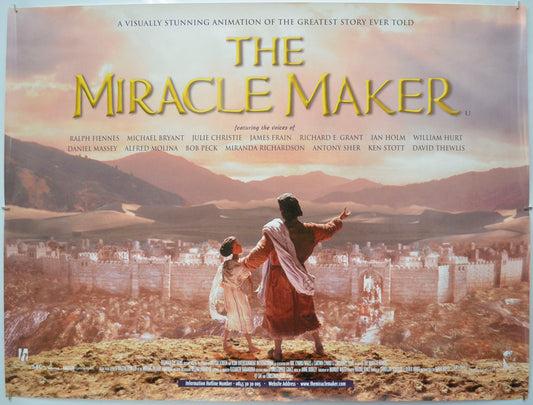 The Miracle Maker Original Quad Poster - Film Poster - Movie Poster