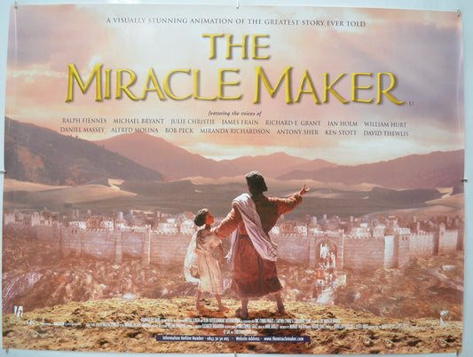 The Miracle Maker Original Quad Poster - Film Poster - Movie Poster