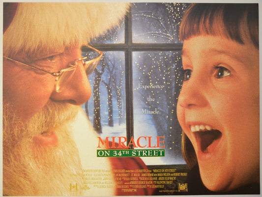 Miracle On 34th Street (Version 2) Original Mini Quad Poster - Film Poster - Movie Poster