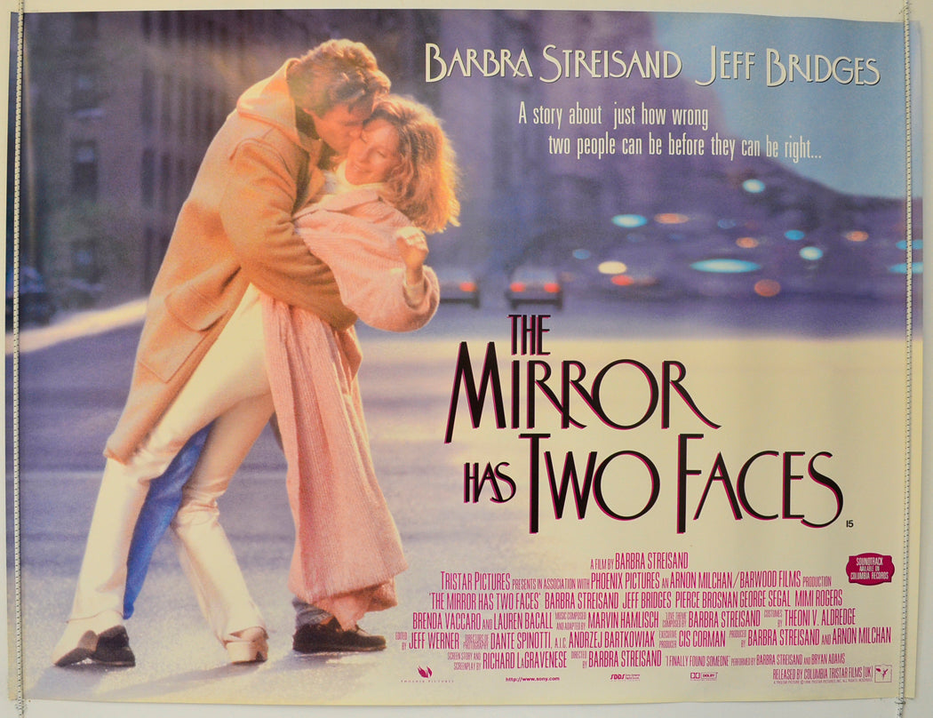 The Mirror Has Two Faces   Original British Quad Poster - Film Poster - Movie Poster 