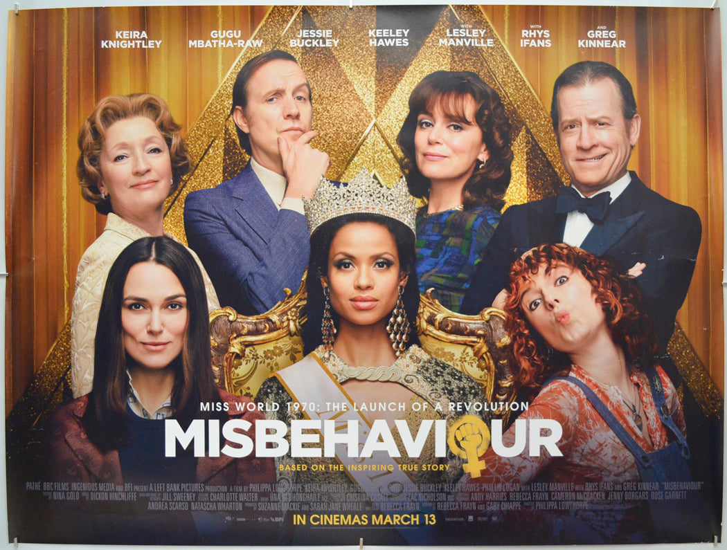 Misbehaviour - Original Quad Poster - Film Poster - Movie Poster