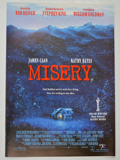 Misery Original 8 Page Cinema Exhibitors Campaign Pressbook (UK)