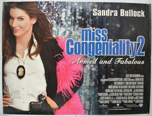 Miss Congeniality 2 : Armed And Fabulous Original Quad Poster - Film Poster - Movie Poster