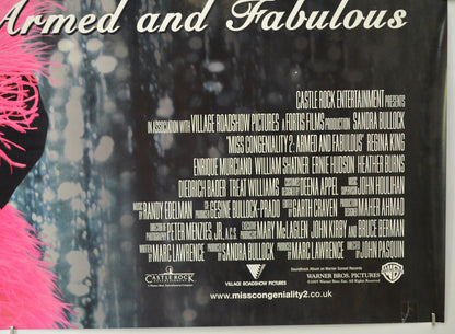 MISS CONGENIALITY 2 : ARMED AND FABULOUS (Bottom Right) Cinema Quad Movie Poster 