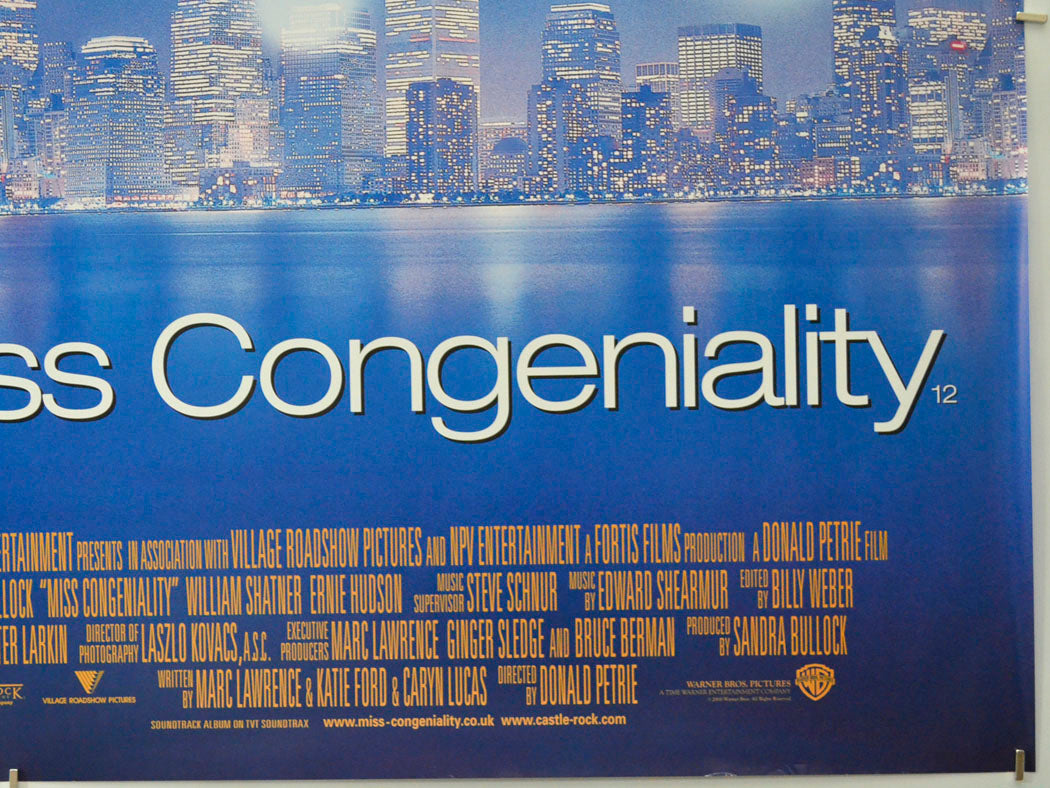 MISS CONGENIALITY (Bottom Right) Cinema Quad Movie Poster 