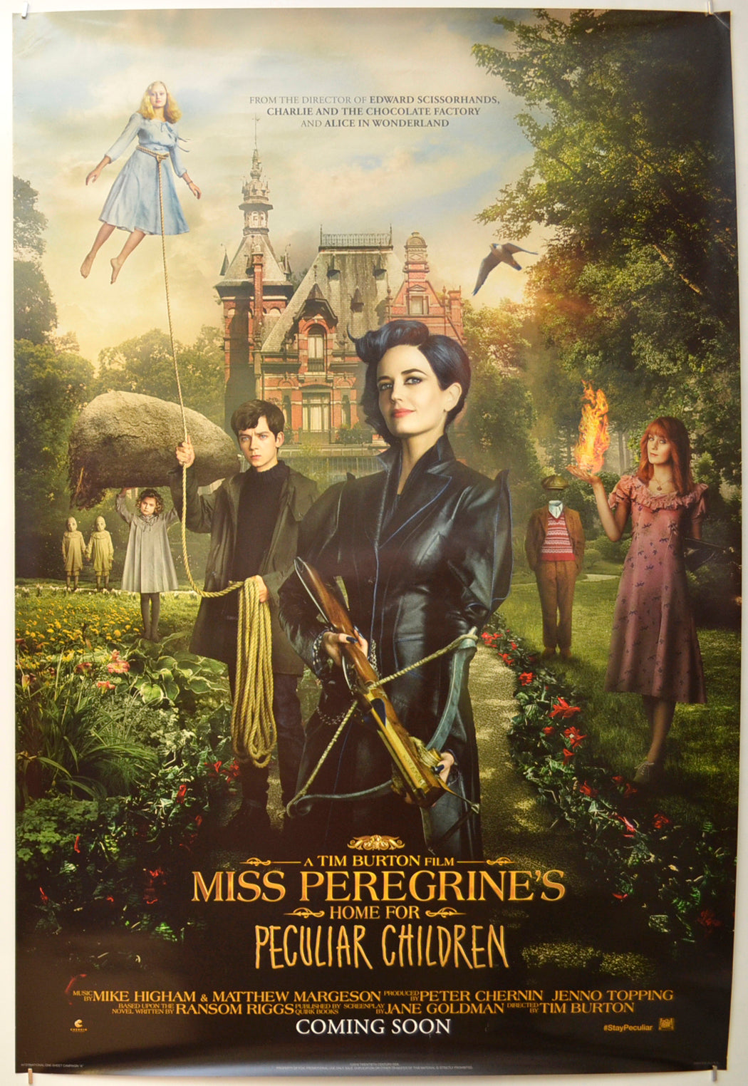 Miss Peregrine's Home For Peculiar Children Original One Sheet Poster - Film Poster - Movie Poster