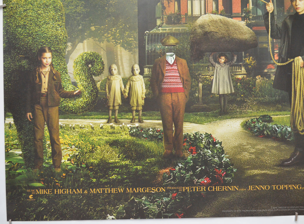 Miss Peregrine's Home For Peculiar Children (Bottom Left) Cinema Quad Movie Poster 