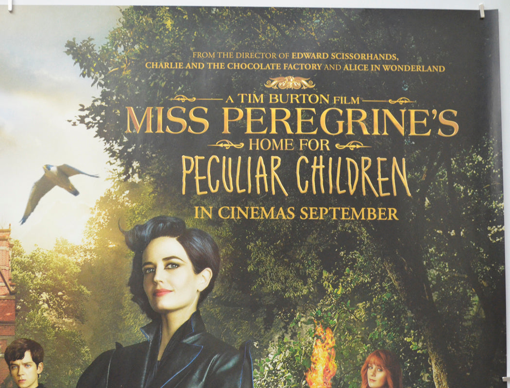 Miss Peregrine's Home For Peculiar Children (Top Right) Cinema Quad Movie Poster 