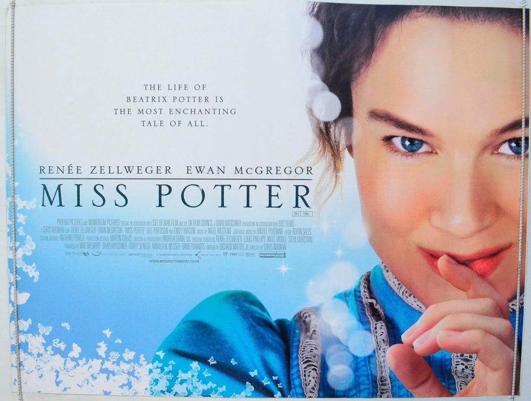 Miss Potter Original British Quad Poster - Film Poster - Movie Poster 