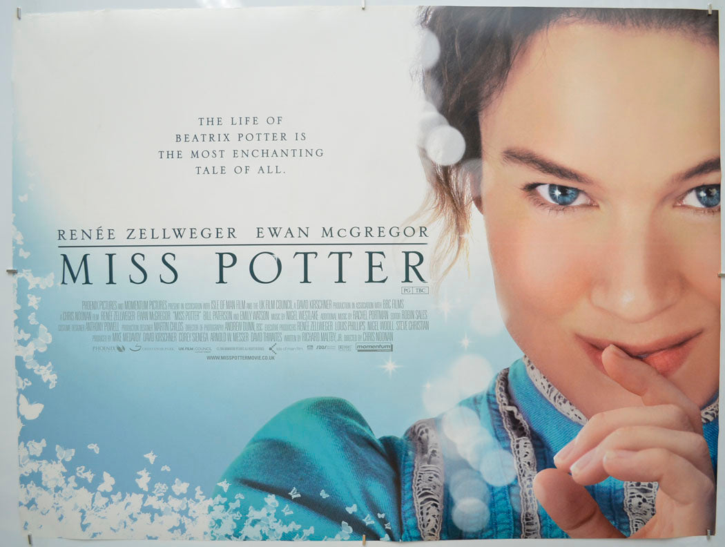 Miss Potter Original Quad Poster - Film Poster - Movie Poster