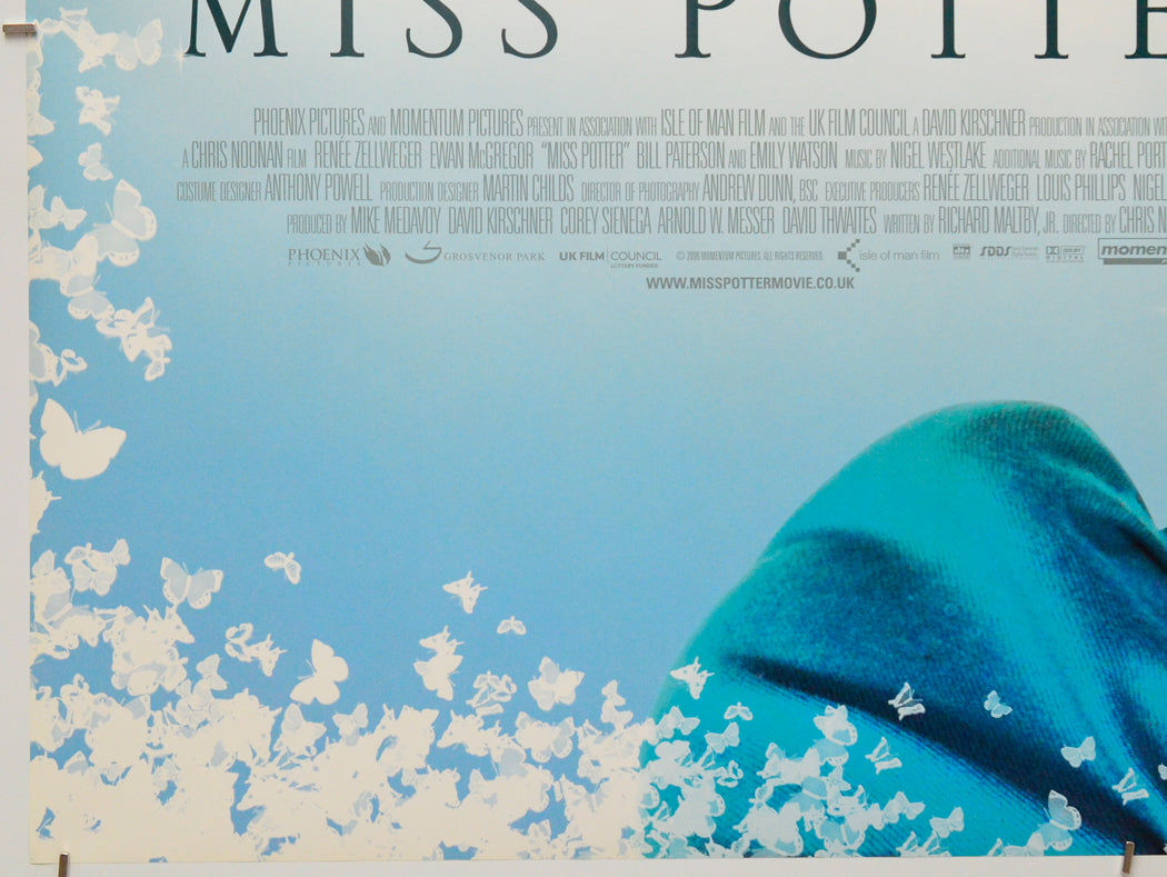 Miss Potter (Bottom Left) Cinema Quad Movie Poster 