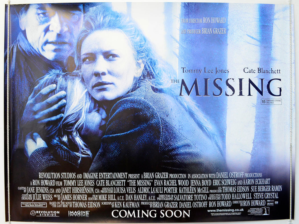 The Missing  Original British Quad Poster - Film Poster - Movie Poster