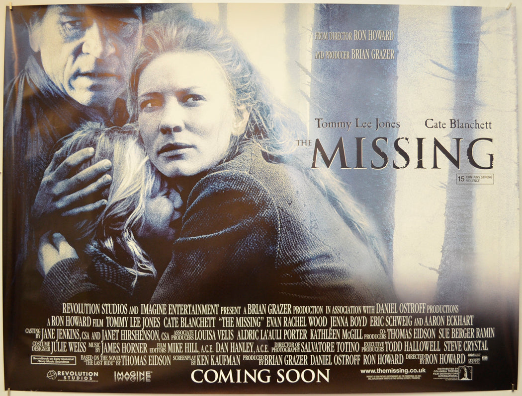 The Missing  Original Quad Poster - Film Poster - Movie Poster