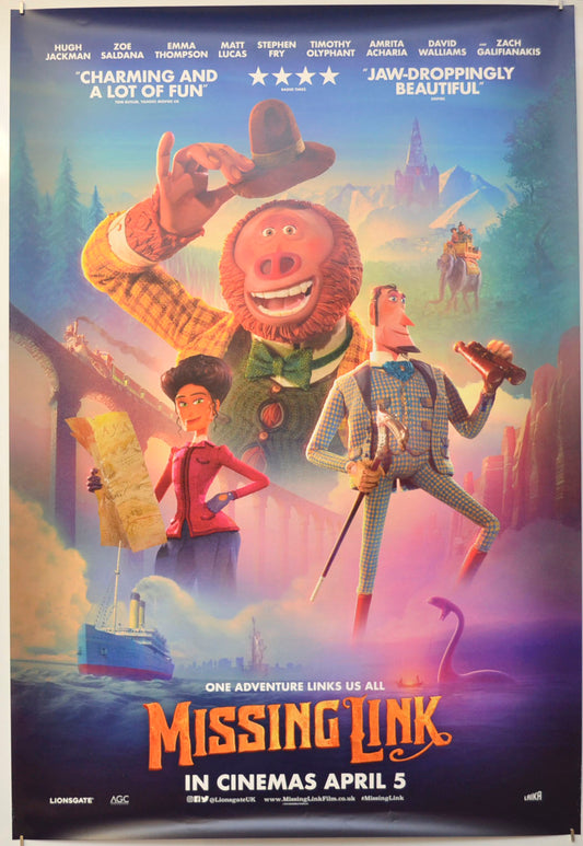 Missing Link Original One Sheet Poster - Film Poster - Movie Poster