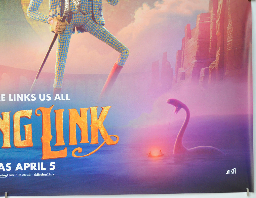 MISSING LINK (Bottom Right) Cinema Quad Movie Poster 