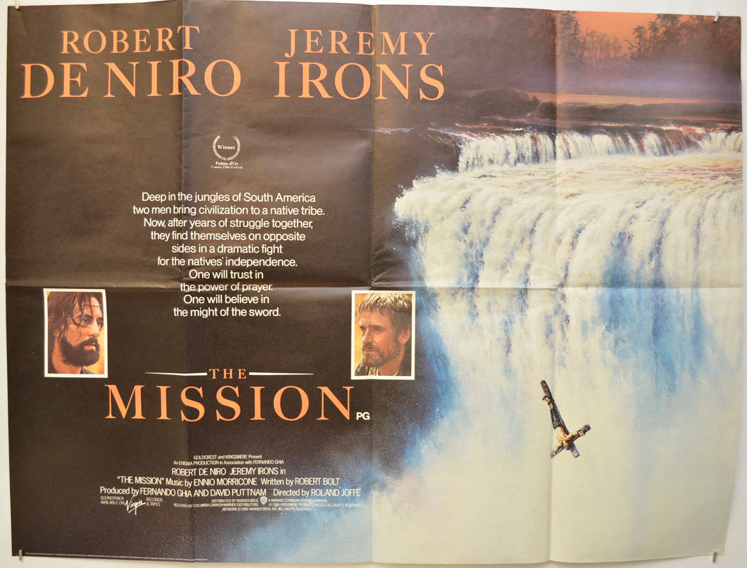 The Mission  Original Quad Poster - Film Poster - Movie Poster