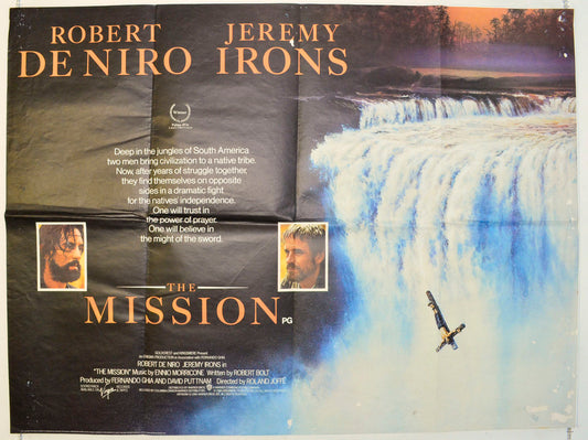 The Mission  Original British Quad Poster - Film Poster - Movie Poster