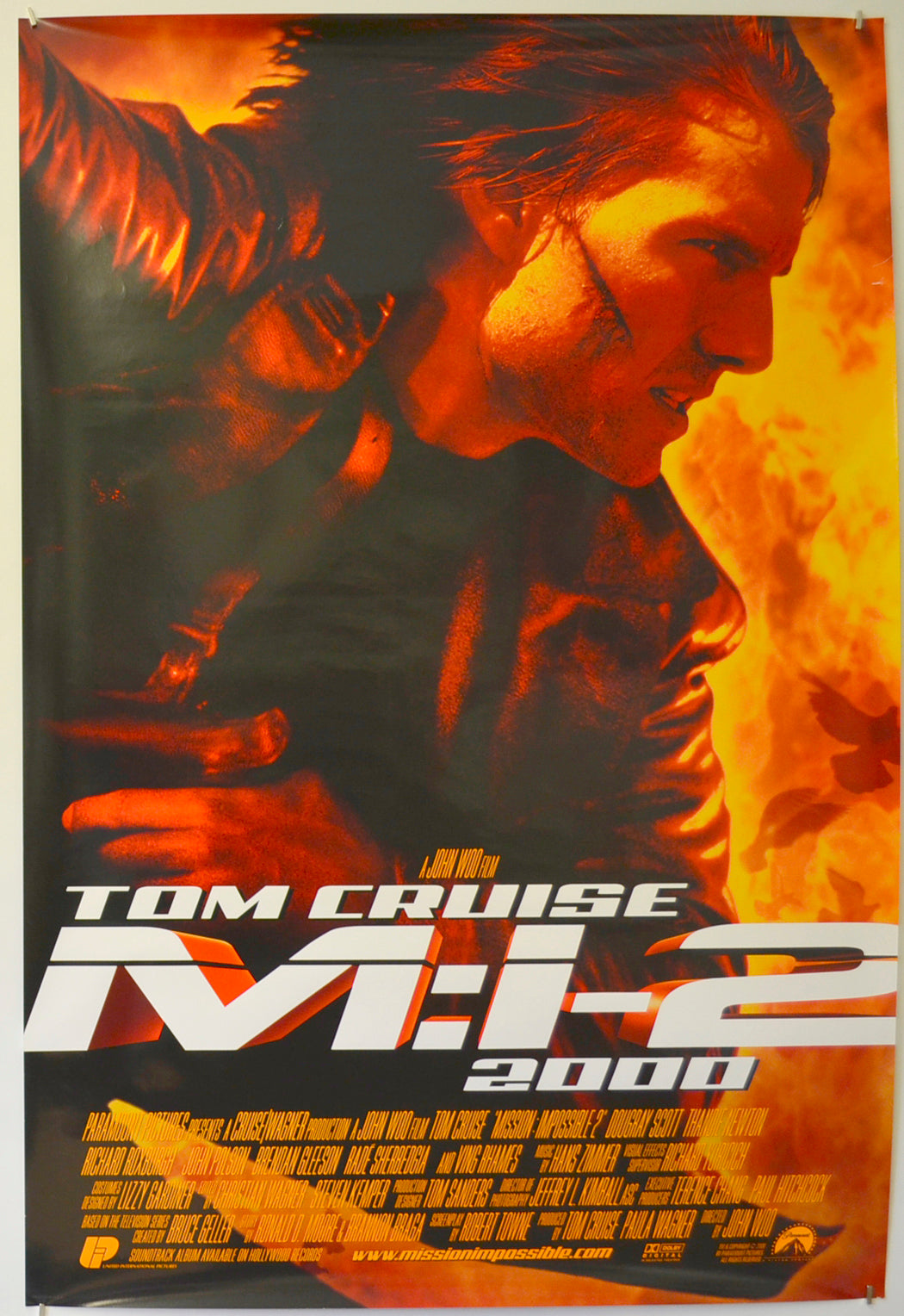 Mission Impossible 2 Original One Sheet Poster - Film Poster - Movie Poster  