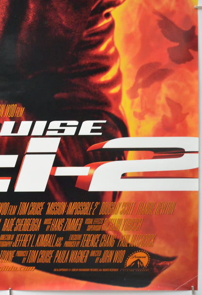 MISSION IMPOSSIBLE 2 (Bottom Right) Cinema One Sheet Movie Poster 