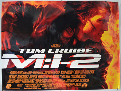 Mission Impossible 2 Original Quad Poster - Film Poster - Movie Poster