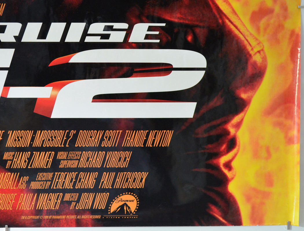 MISSION IMPOSSIBLE 2 (Bottom Right) Cinema Quad Movie Poster 