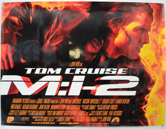 Mission Impossible 2 Original Quad Poster - Film Poster - Movie Poster