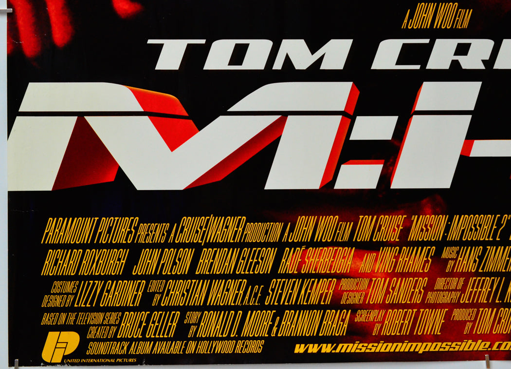Mission Impossible 2 (Bottom Left) Cinema Quad Movie Poster 