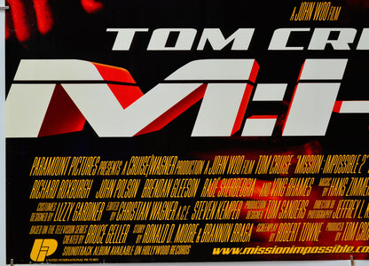 Mission Impossible 2 (Bottom Left) Cinema Quad Movie Poster 