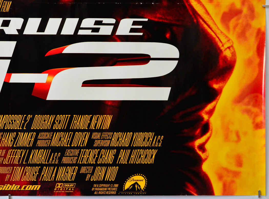 Mission Impossible 2 (Bottom Right) Cinema Quad Movie Poster 