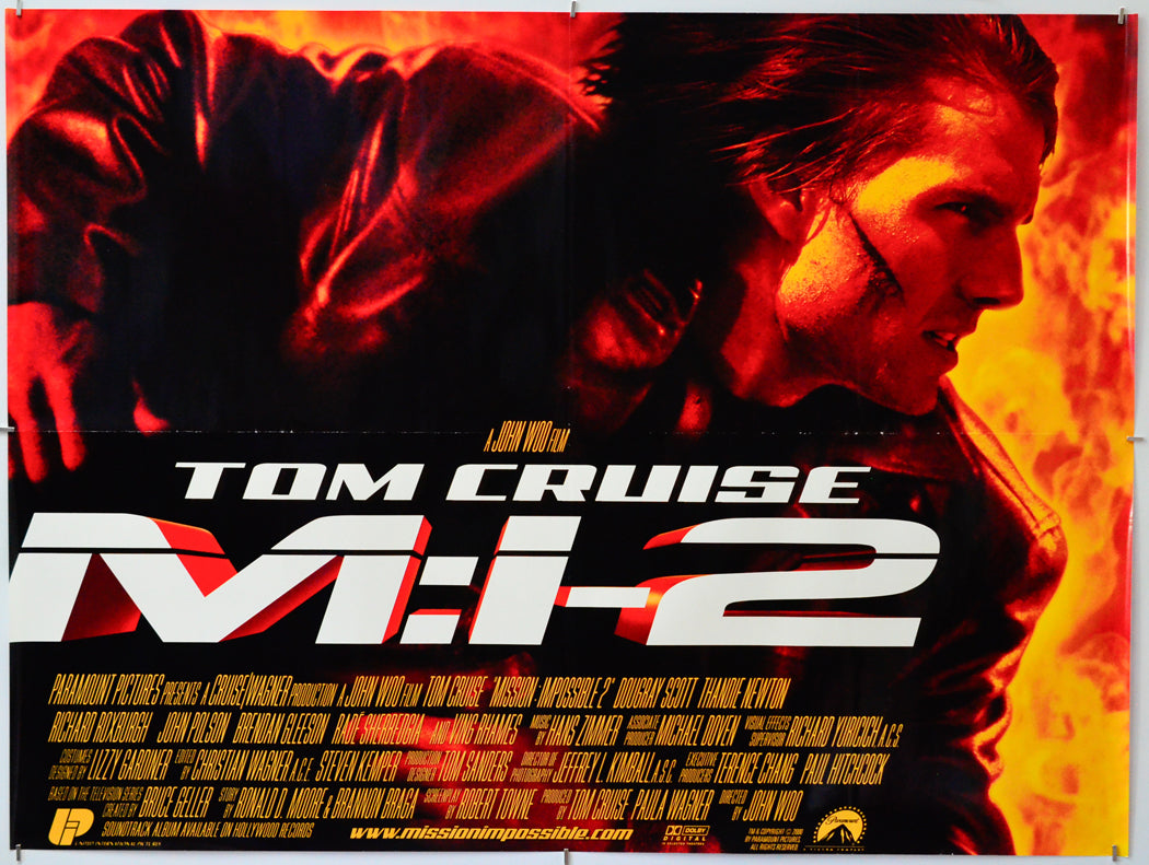 Mission Impossible 2 - Original Quad Poster - Film Poster - Movie Poster