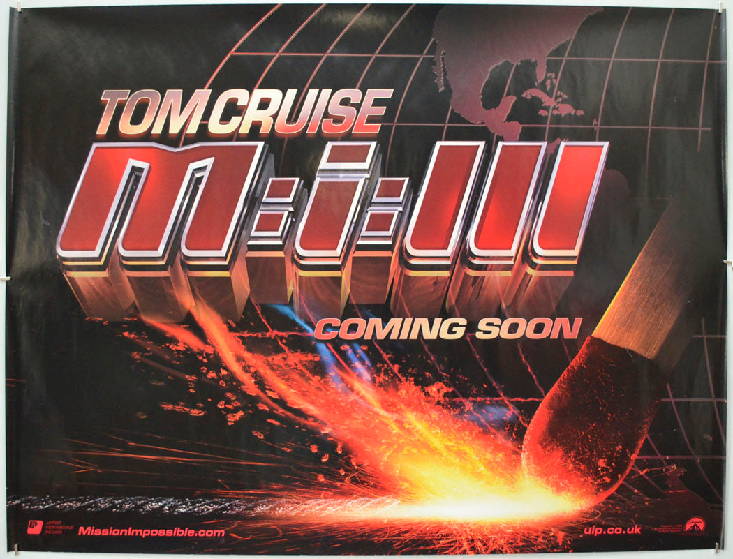 Mission Impossible 3 (Teaser / Advance Version) Original Quad Poster - Film Poster - Movie Poster