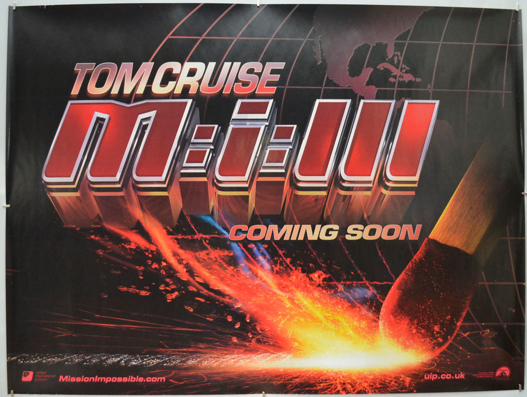 Mission Impossible III (a.k.a. Mission Impossible 3)</br>(Teaser / Advance Version) Original Quad Poster - Film Poster - Movie Poster