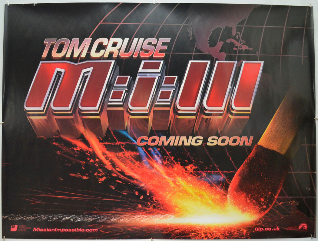 Mission Impossible III (a.k.a. Mission Impossible 3)</br>(Teaser / Advance Version) Original Quad Poster - Film Poster - Movie Poster