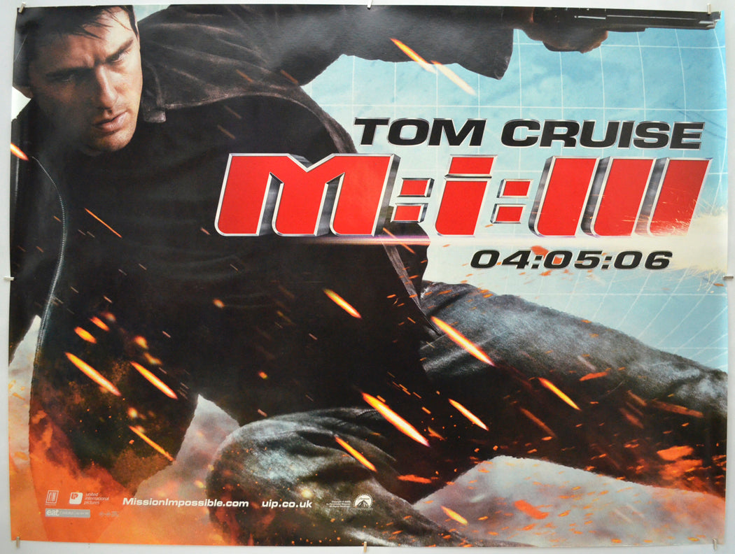 Mission Impossible 3 (Teaser Design 2) </br>(a.k.a M:i:III) Original Quad Poster - Film Poster - Movie Poster