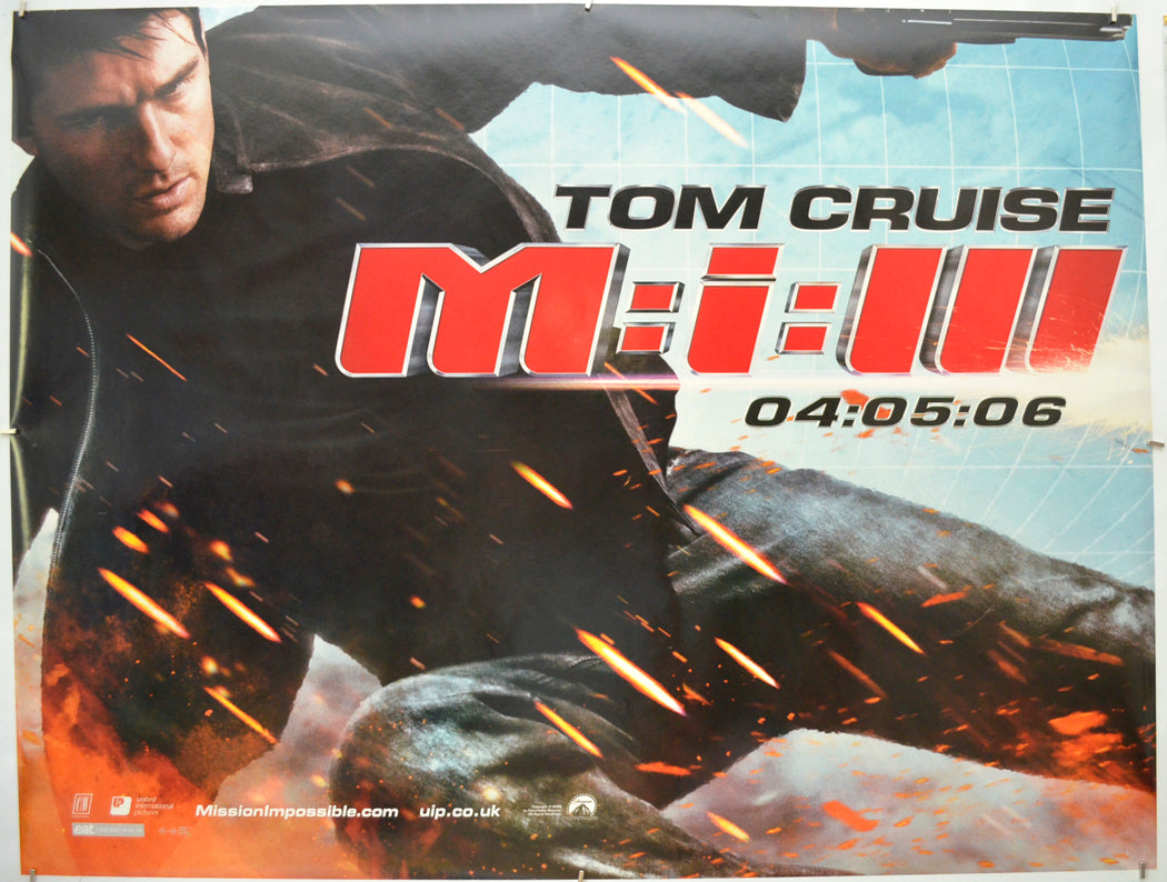 Mission Impossible 3 (Teaser Design 2)Original Quad Poster - Film Poster - Movie Poster