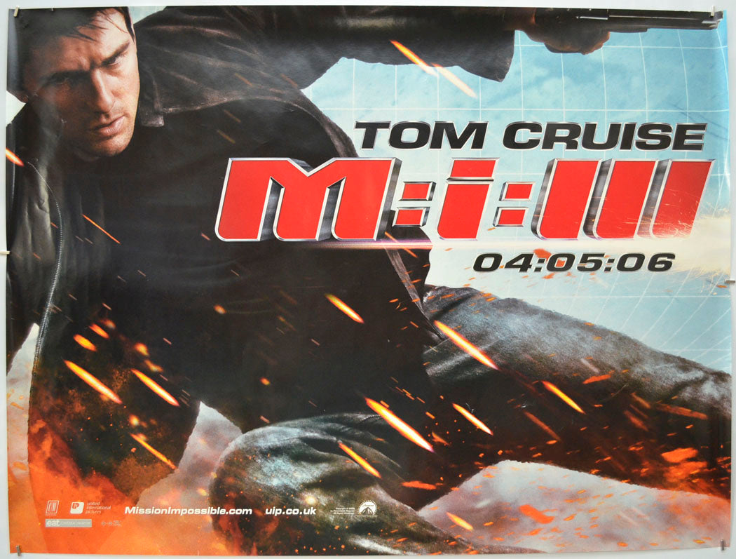 Mission Impossible 3 (Teaser Design 2) Original Quad Poster - Film Poster - Movie Poster