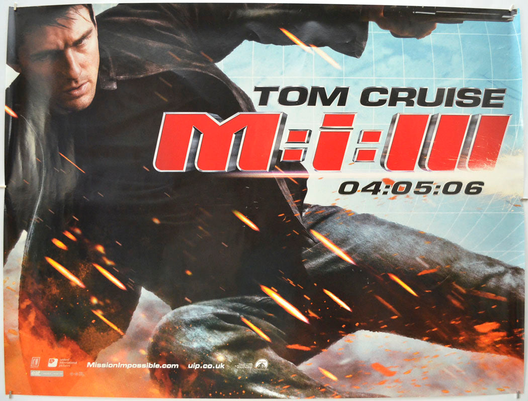 Mission Impossible 3 (Teaser Design 2) Original Quad Poster - Film Poster - Movie Poster