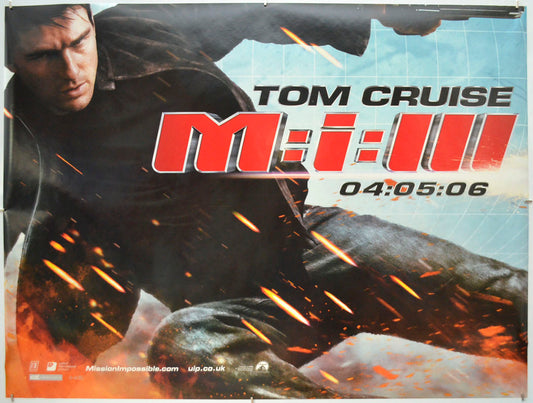 Mission Impossible 3 (Teaser Design 2) Original Quad Poster - Film Poster - Movie Poster