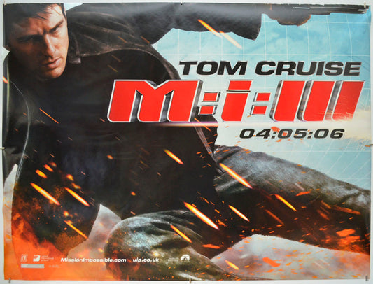 Mission Impossible 3 (Teaser Design 2) Original Quad Poster - Film Poster - Movie Poster