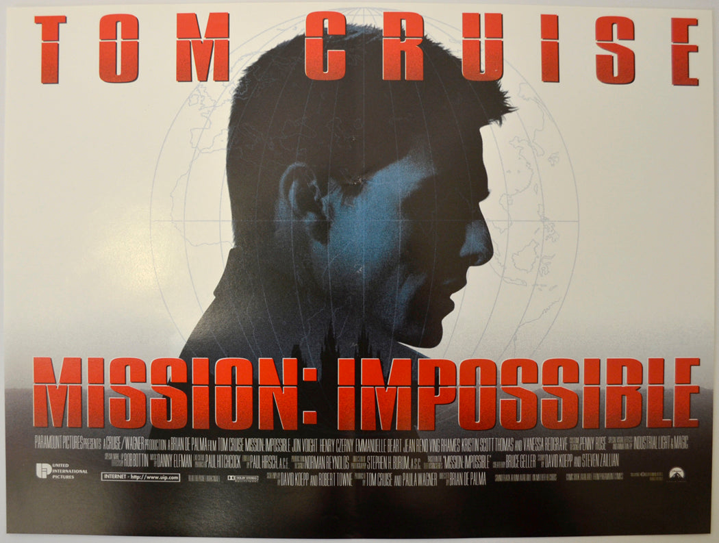 Mission Impossible Original Mini Quad Poster - Film Poster - Movie Poster