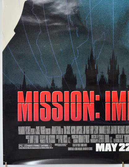 MISSION IMPOSSIBLE (Bottom Left) Cinema One Sheet Movie Poster 